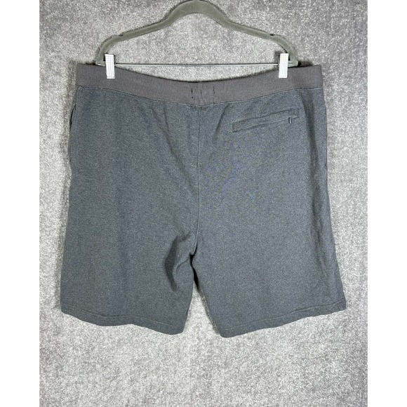 Red MaCaw Trading Relaxed Pull On Sweat Shorts Men Size XXL Gray Pockets - Picture 2 of 11